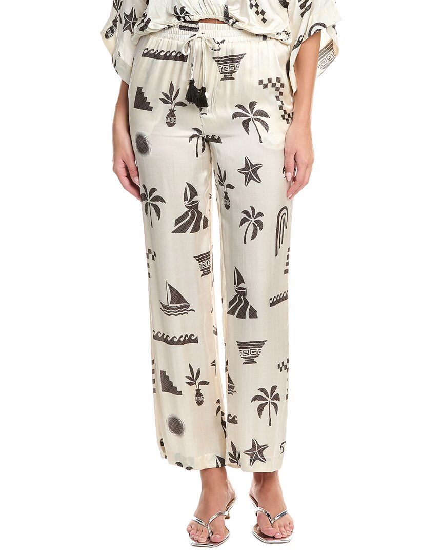 Сатиновые широкие брюки Surf Gypsy, белый
Сатиновые широкие брюки Surf Gypsy, белый