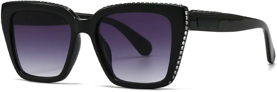 Солнцезащитные очки Diamond Square для женщин и мужчин, модные винтажные солнцезащитные очки в стиле панк, с защитой от УФ-излучения UV400 и кристальными линзами MTZJH, Black Gray
Солнцезащитные очки Diamond Square для женщин и мужчин, модные винтажные солнцезащитные очки в стиле панк, с защитой от УФ-излучения UV400 и кристальными линзами MTZJH, Black Gray