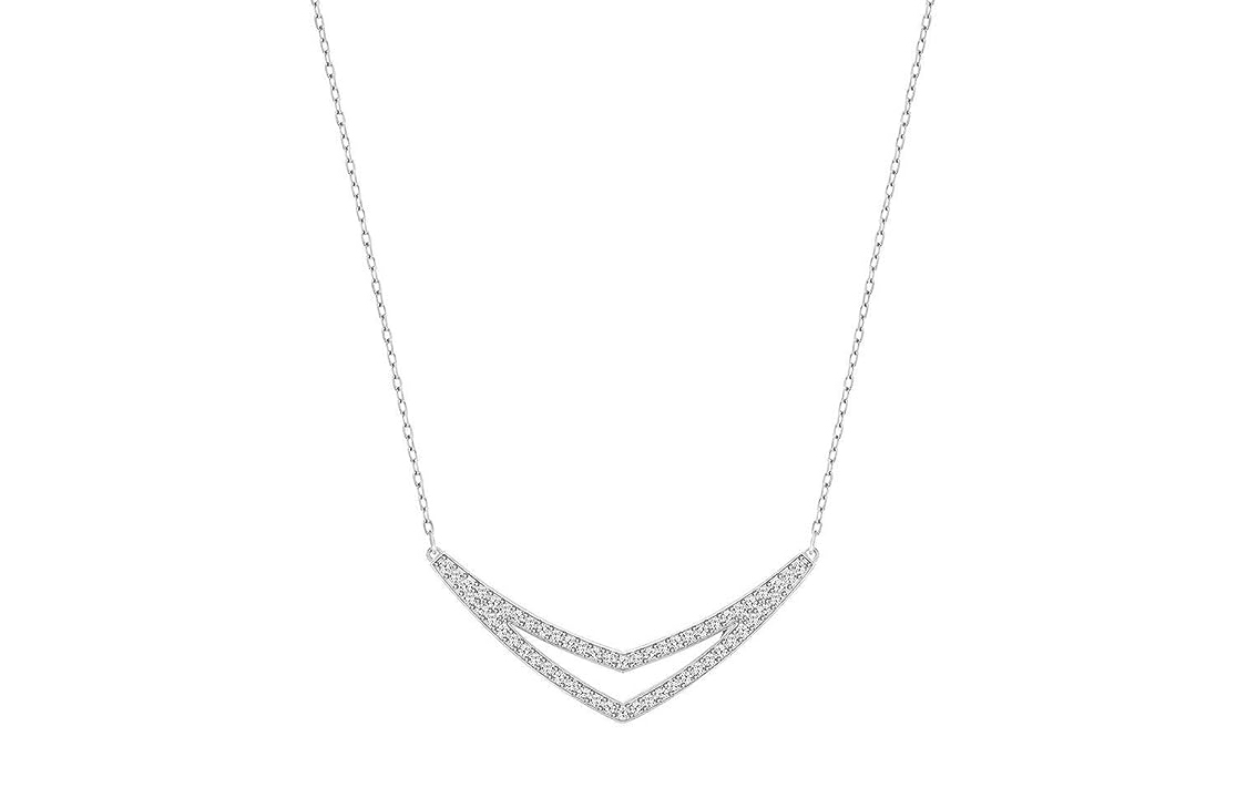 Серебряное колье Alpha Palladium Plated, Crystal Swarovski, серебряный
Серебряное колье Alpha Palladium Plated, Crystal Swarovski, серебряный