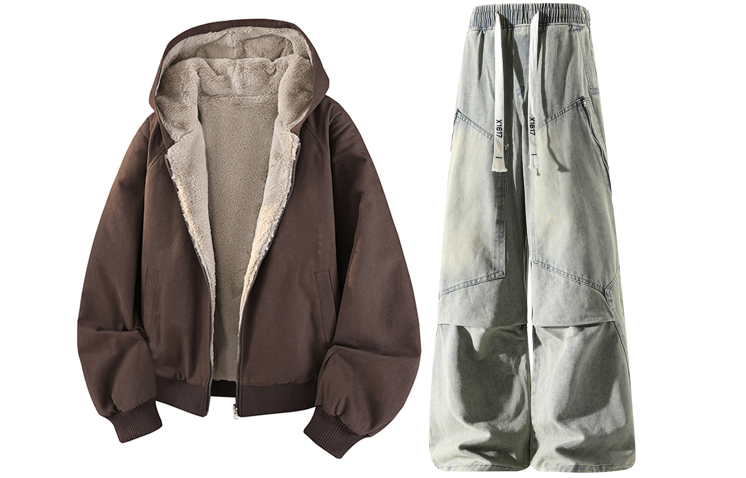 Повседневный худи Unisex Casual Sportswear X1617, coffee color cotton jacket+желтый mud jeans
Повседневный худи Unisex Casual Sportswear X1617, coffee color cotton jacket+желтый mud jeans