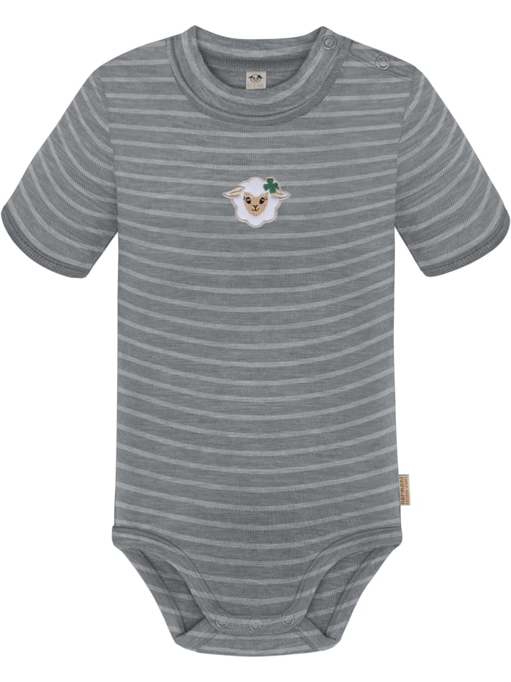 Normani Outdoor Sports Детский боди с короткими рукавами из мериносовой шерсти Tihoi в серую полоску
Normani Outdoor Sports Детский боди с короткими рукавами из мериносовой шерсти Tihoi в серую полоску