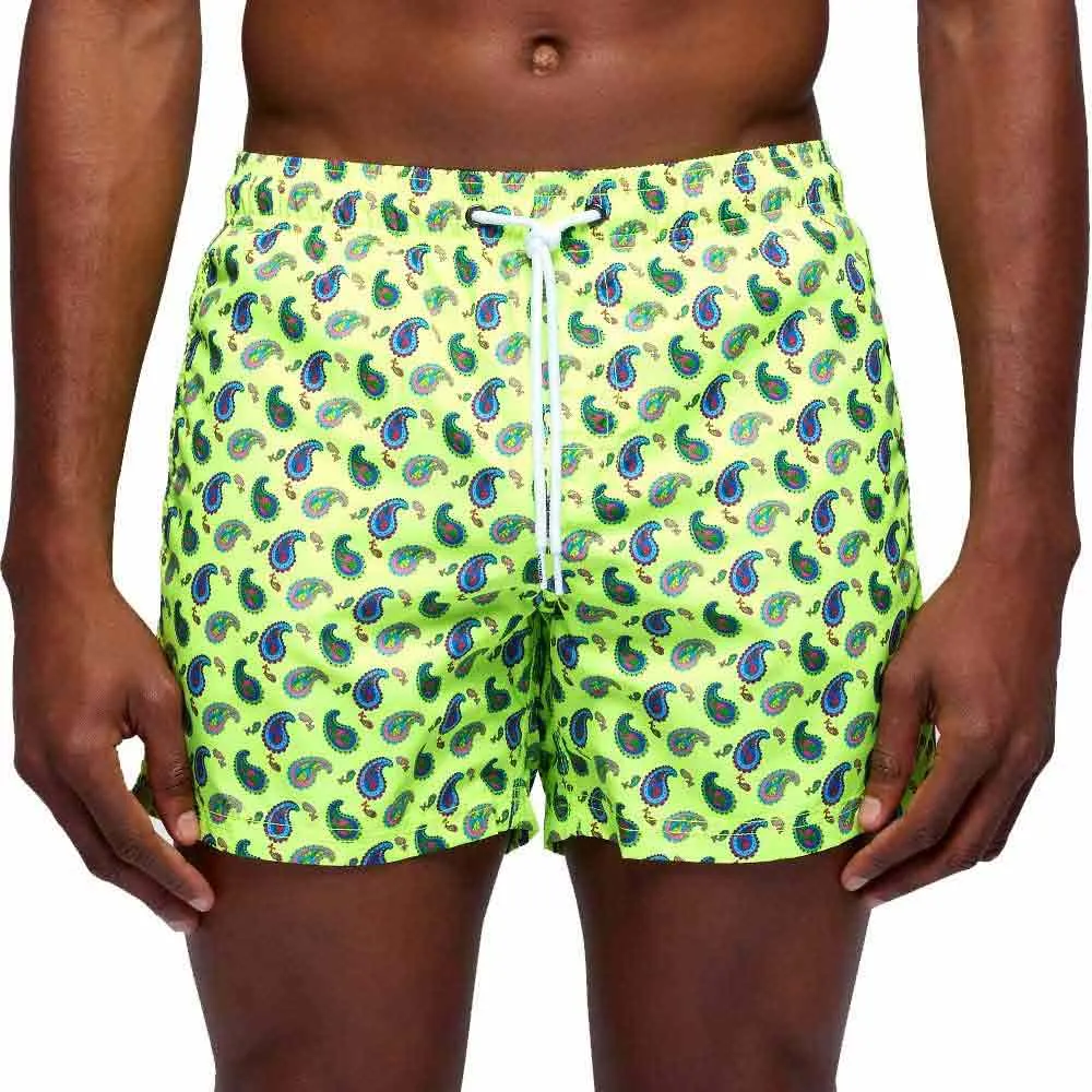 Шорты для плавания Sundek Crazy paisley, зеленый 
Шорты для плавания Sundek Crazy paisley, зеленый