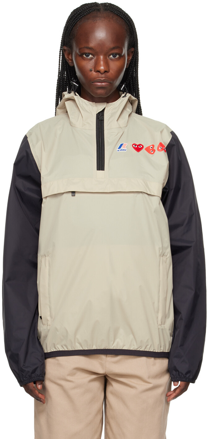 Бежево-черная куртка K-Way Edition Comme des Garçons, Черный, Бежево-черная куртка K-Way Edition Comme des Garçons
Бежево-черная куртка K-Way Edition Comme des Garçons, Черный, Бежево-черная куртка K-Way Edition Comme des Garçons
