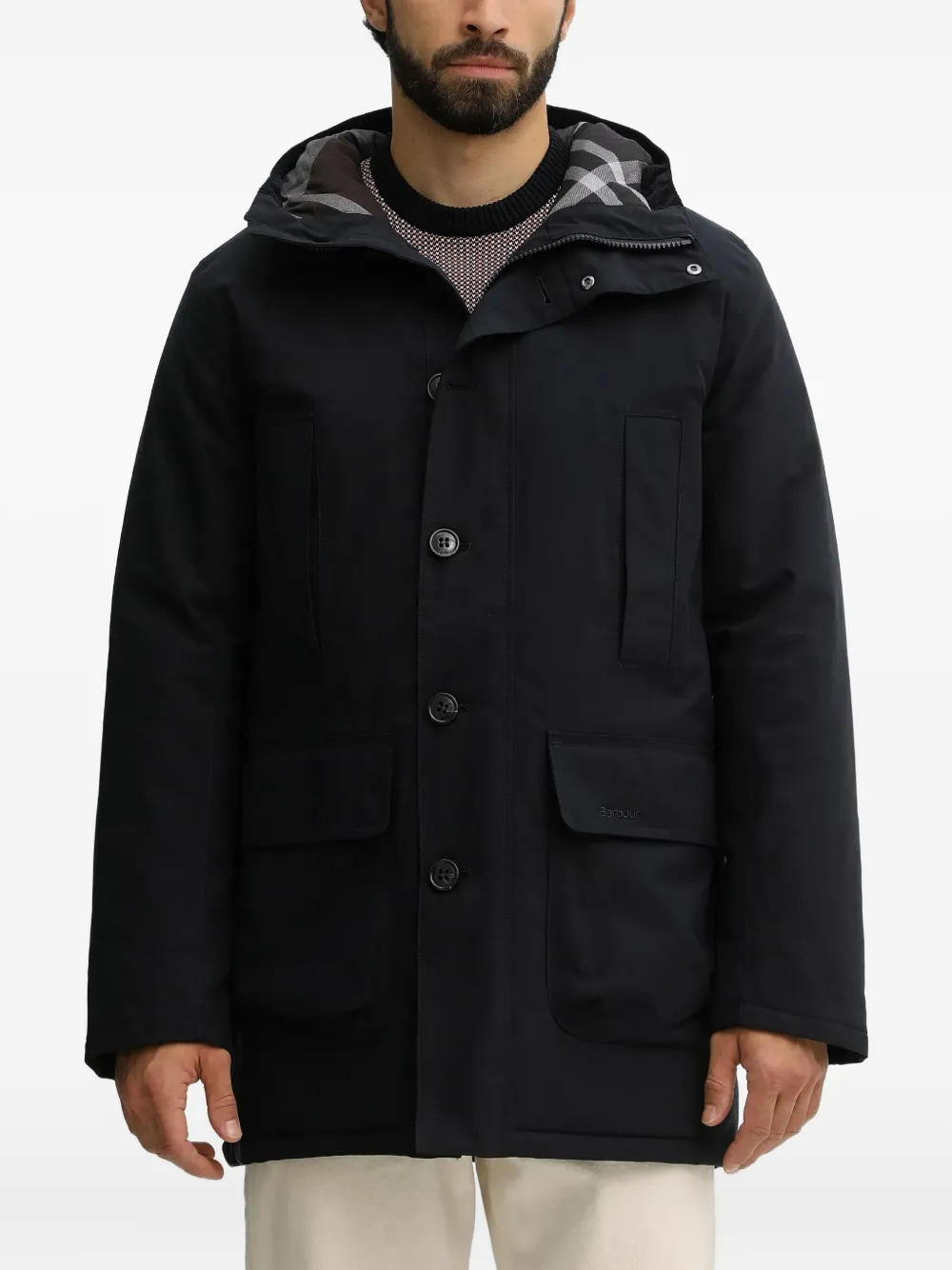 Стёганая куртка с капюшоном Beaufort Barbour, синий
Стёганая куртка с капюшоном Beaufort Barbour, синий