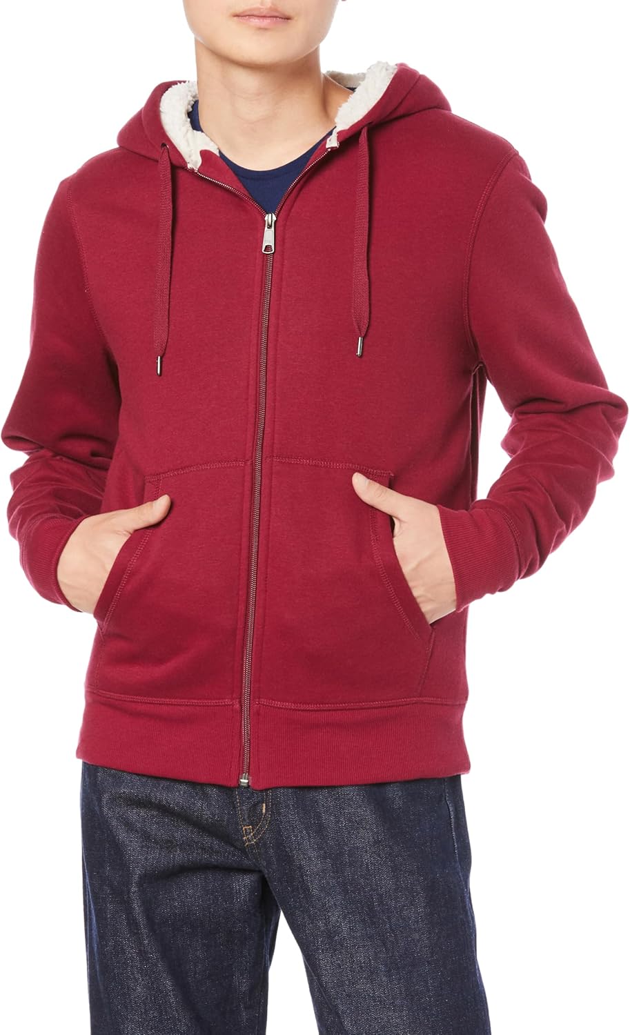 Мужская толстовка на молнии Amazon Essentials, с подкладкой из искусственной овчины, флисовая, красный
Мужская толстовка на молнии Amazon Essentials, с подкладкой из искусственной овчины, флисовая, красный