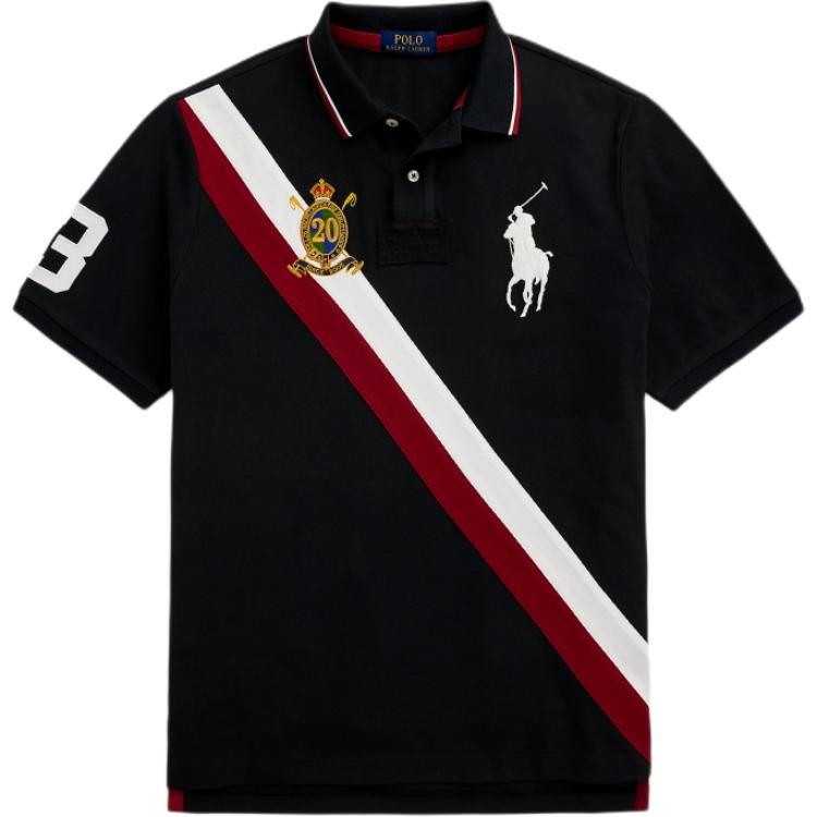 Поло с полосками и логотипом Polo Ralph Lauren, черный
Поло с полосками и логотипом Polo Ralph Lauren, черный