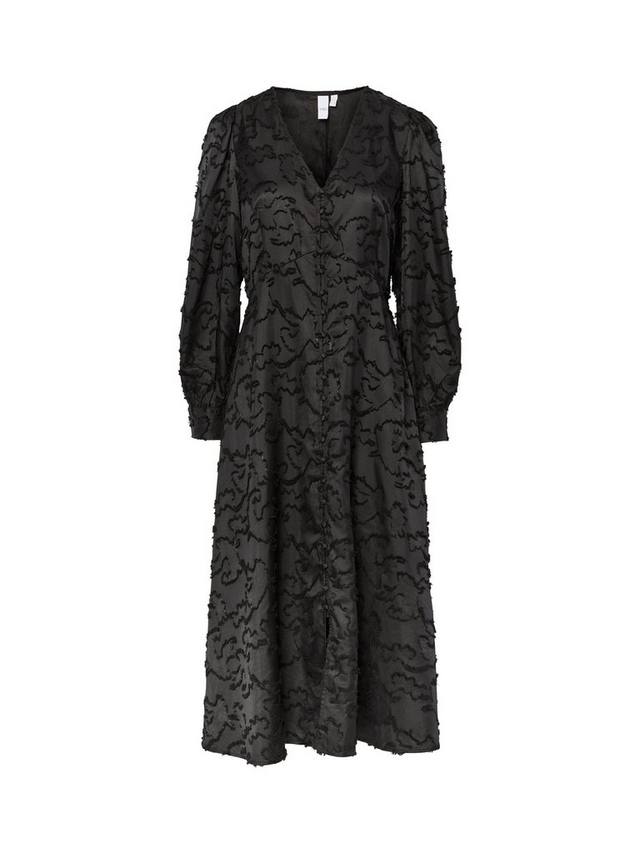 Платье миди с V-образным вырезом Pirana YAS, Black
Платье миди с V-образным вырезом Pirana YAS, Black