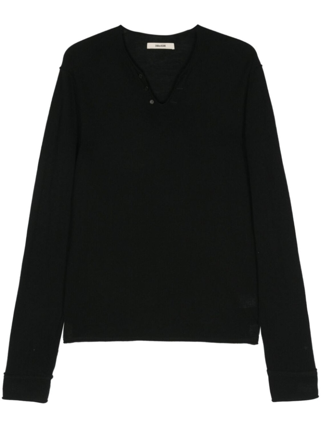 Zadig&Voltaire джемпер Monastir с тисненым логотипом, черный 
Zadig&Voltaire джемпер Monastir с тисненым логотипом, черный