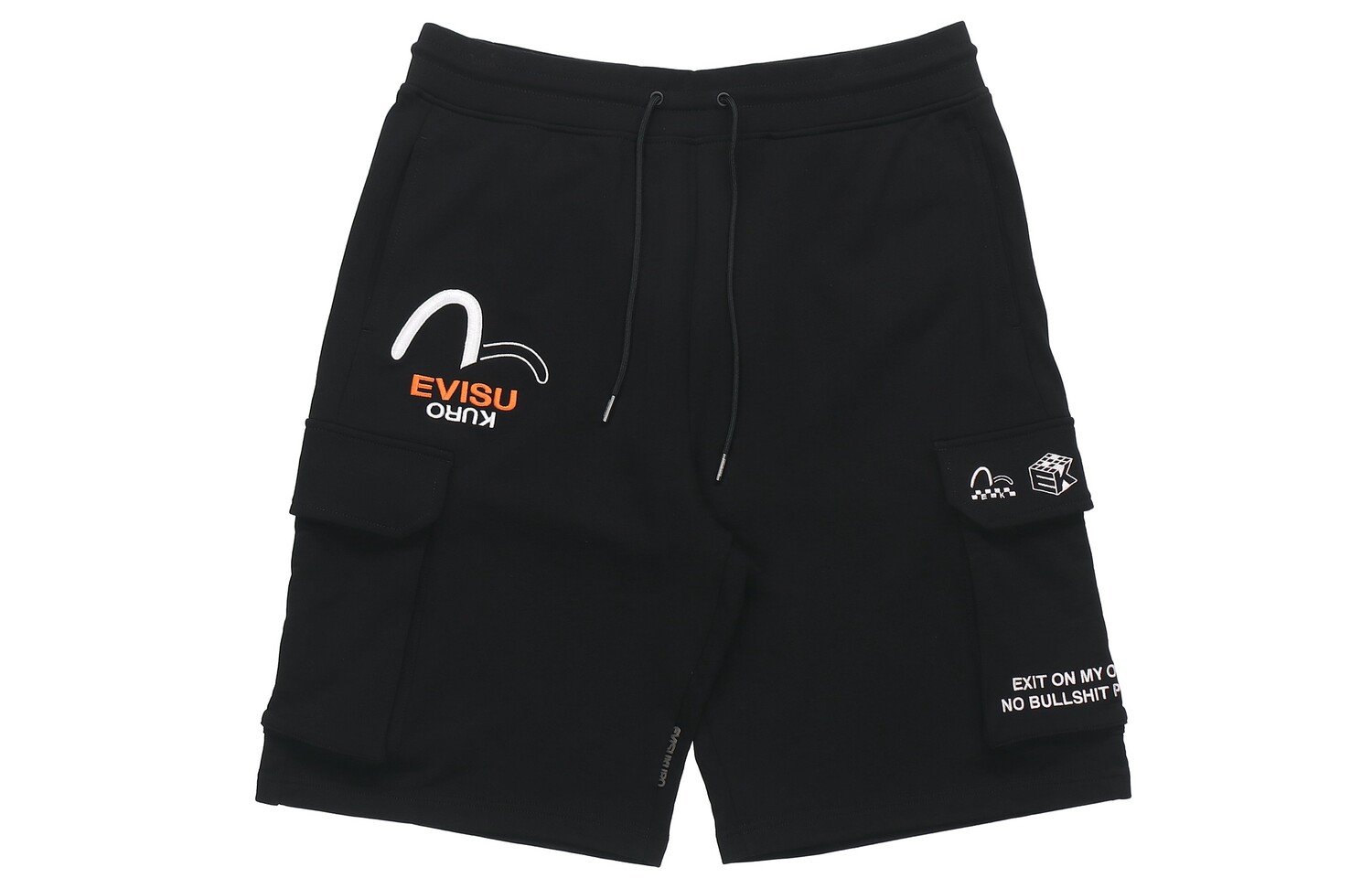 Шорты-карго мужские черные Evisu, черный
Шорты-карго мужские черные Evisu, черный