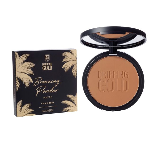 Бронзирующая матирующая пудра для лица и тела Dripping Gold, 15 гр
Бронзирующая матирующая пудра для лица и тела Dripping Gold, 15 гр