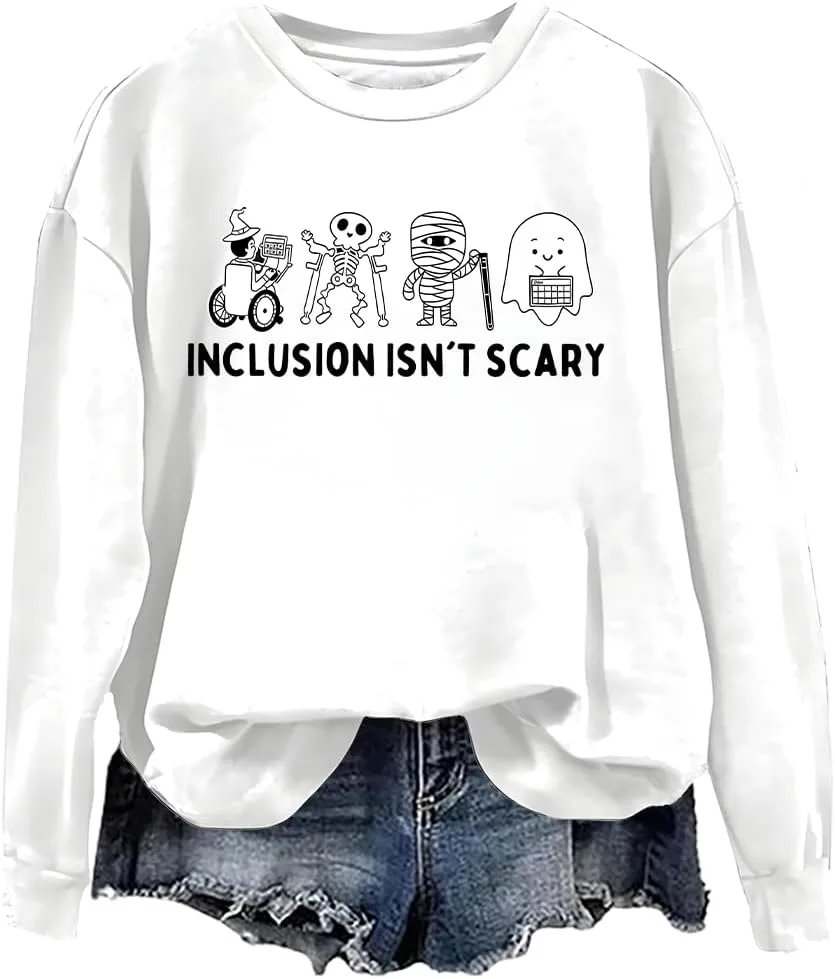 Свитшот Inclusion Isn't Scary с принтом-призраком NACJOM
Свитшот Inclusion Isn't Scary с принтом-призраком NACJOM