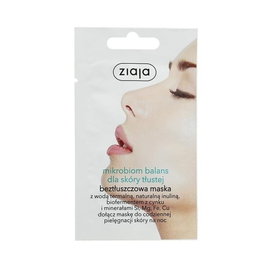 Безмасляная маска для лица для жирной кожи, 7 мл Ziaja, Microbiome Balance
Безмасляная маска для лица для жирной кожи, 7 мл Ziaja, Microbiome Balance