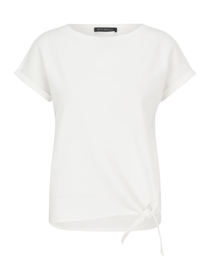 Рубашка с короткими рукавами и бантом в кремово-белом цвете Betty Barclay
Рубашка с короткими рукавами и бантом в кремово-белом цвете Betty Barclay