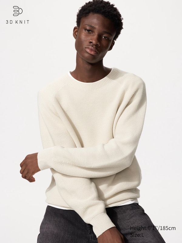 Моющийся бесшовный 3D-джемпер с круглым вырезом Uniqlo, 30 natural
Моющийся бесшовный 3D-джемпер с круглым вырезом Uniqlo, 30 natural