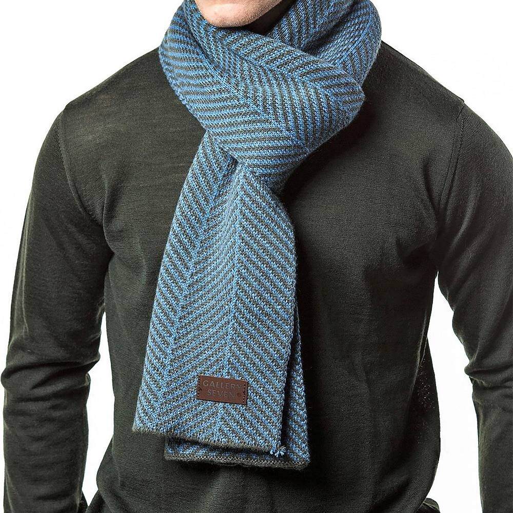 Мужской зимний шарф мягкой вязки Gallery Seven, цвет Gray Blue
Мужской зимний шарф мягкой вязки Gallery Seven, цвет Gray Blue