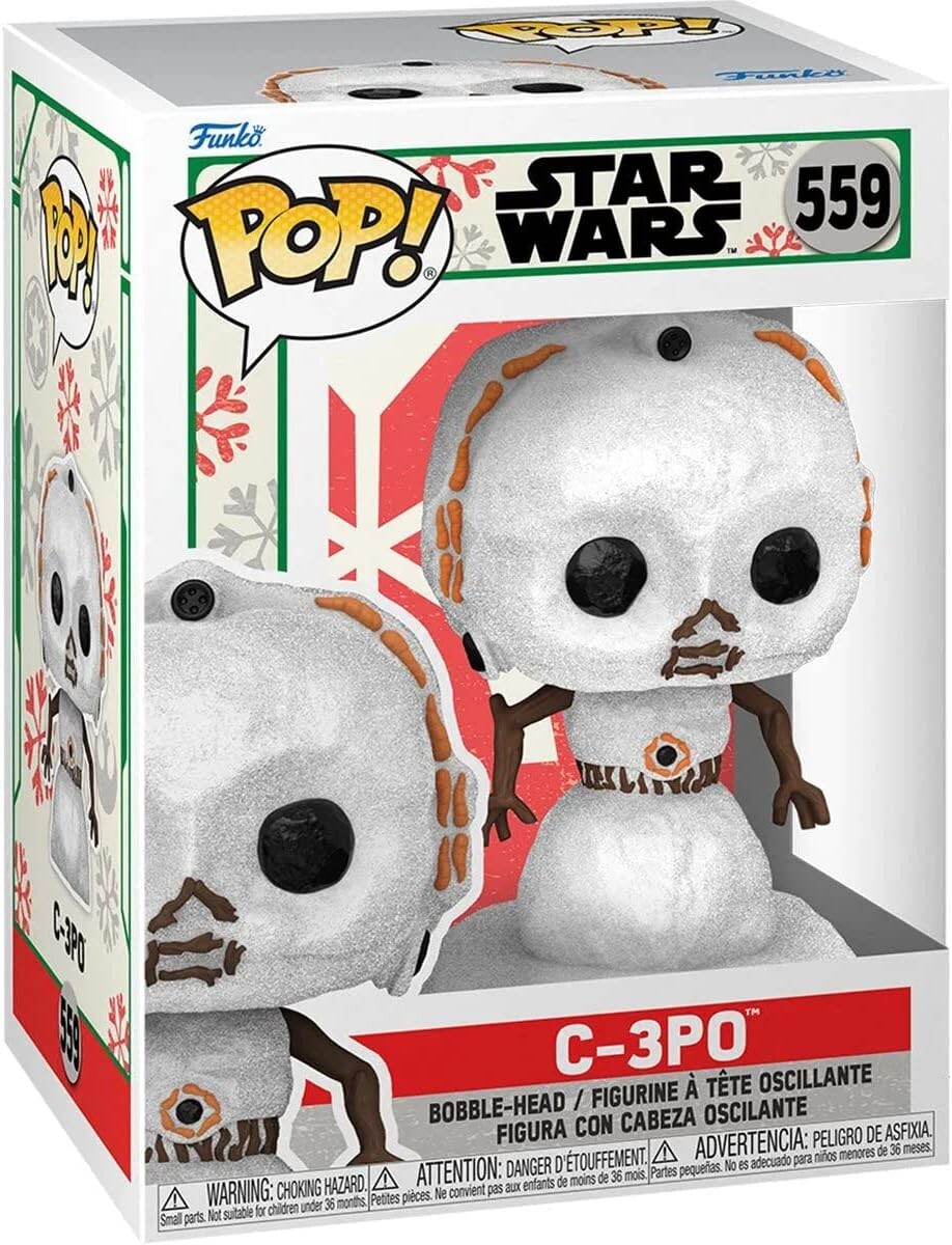 Фигурка Funko POP! Star Wars: Holiday - Snowman C-3PO
Фигурка Funko POP! Star Wars: Holiday - Snowman C-3PO