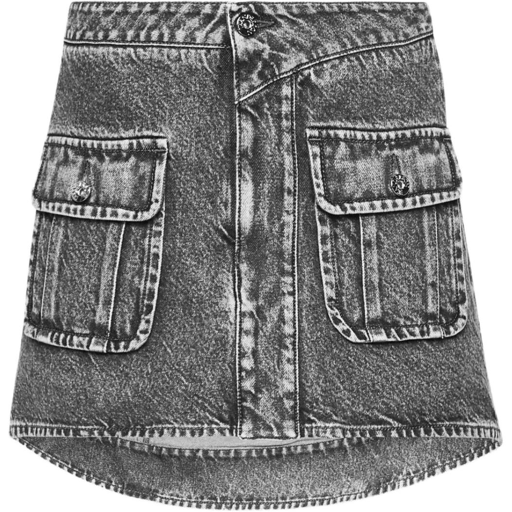 Джинсовая юбка с логотипом JW Anderson, серый
Джинсовая юбка с логотипом JW Anderson, серый