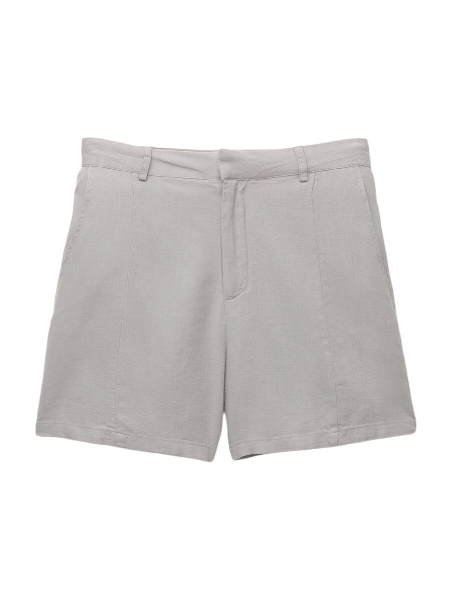 Обычные брюки-чинос Pull&Bear, серый 
Обычные брюки-чинос Pull&Bear, серый