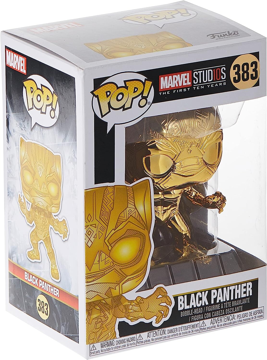 Фигурка Funko POP! Marvel: Marvel Studio's 10th Anniversary - Black Panther (Chrome)
Фигурка Funko POP! Marvel: Marvel Studio's 10th Anniversary - Black Panther (Chrome)