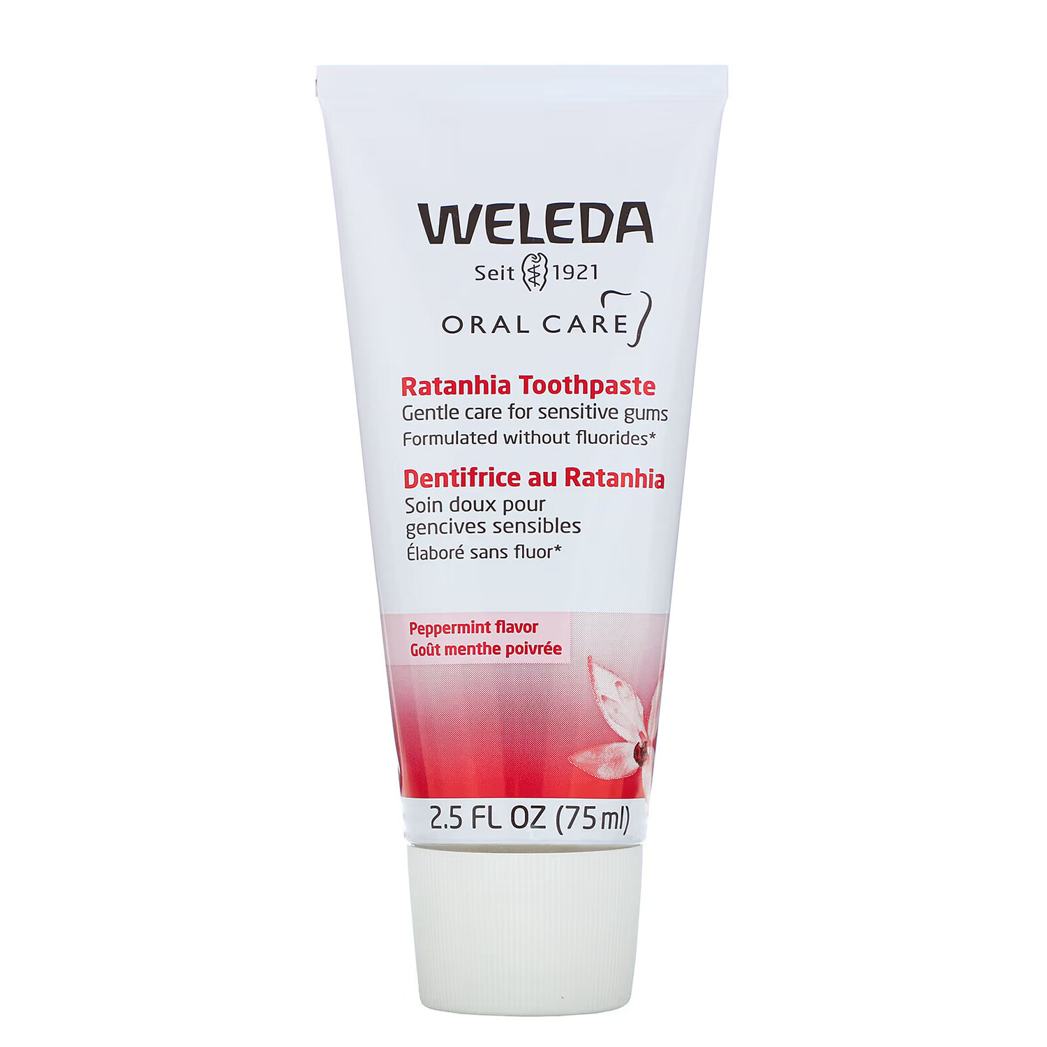 Weleda, Oral Care, зубная паста из ратании, со вкусом перечной мяты, 75 мл (2,5 жидк. Унции)
Weleda, Oral Care, зубная паста из ратании, со вкусом перечной мяты, 75 мл (2,5 жидк. Унции)