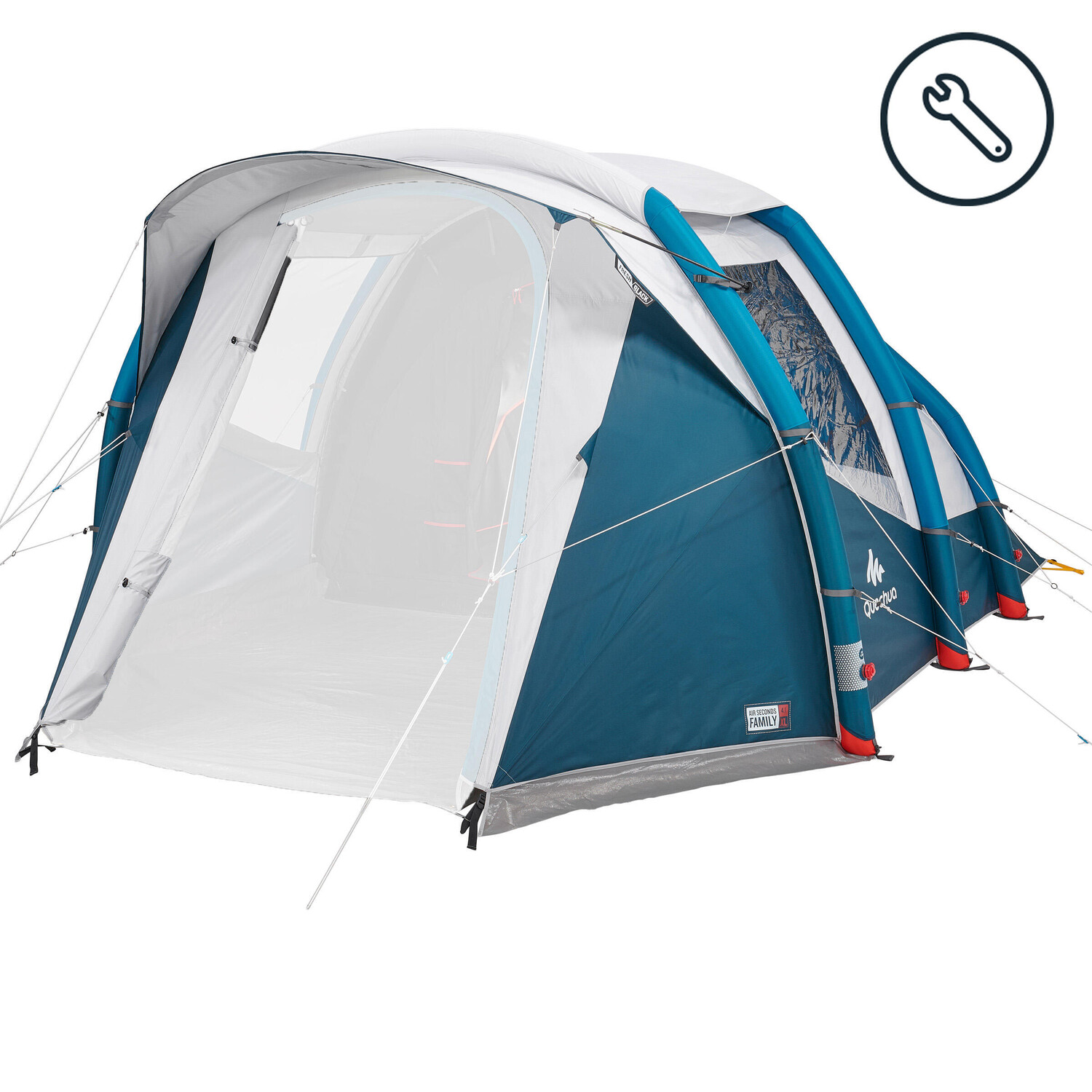 Тент Quechua Air Seconds 4.1 Fresh & Black запчасть для палатки 
Тент Quechua Air Seconds 4.1 Fresh & Black запчасть для палатки