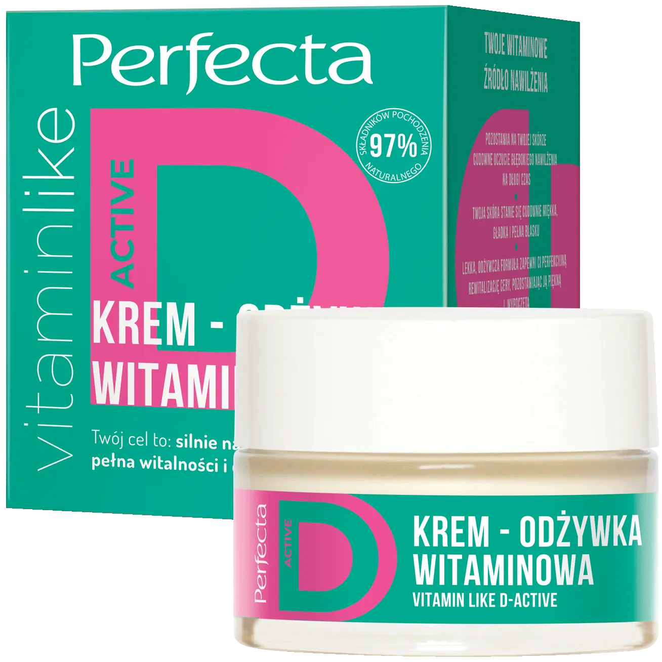Perfecta Vitamins Крем-кондиционер для лица с витамином D-актив, 50 мл
Perfecta Vitamins Крем-кондиционер для лица с витамином D-актив, 50 мл