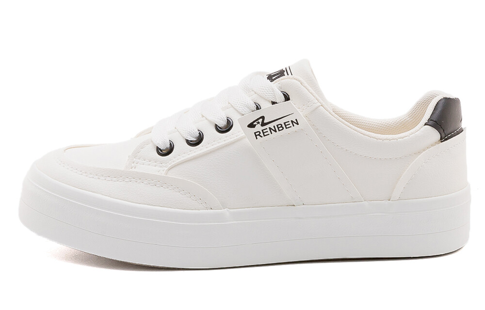 Кеды, скейтборд обувь женская низкая белый/черный Renben
Кеды, скейтборд обувь женская низкая белый/черный Renben