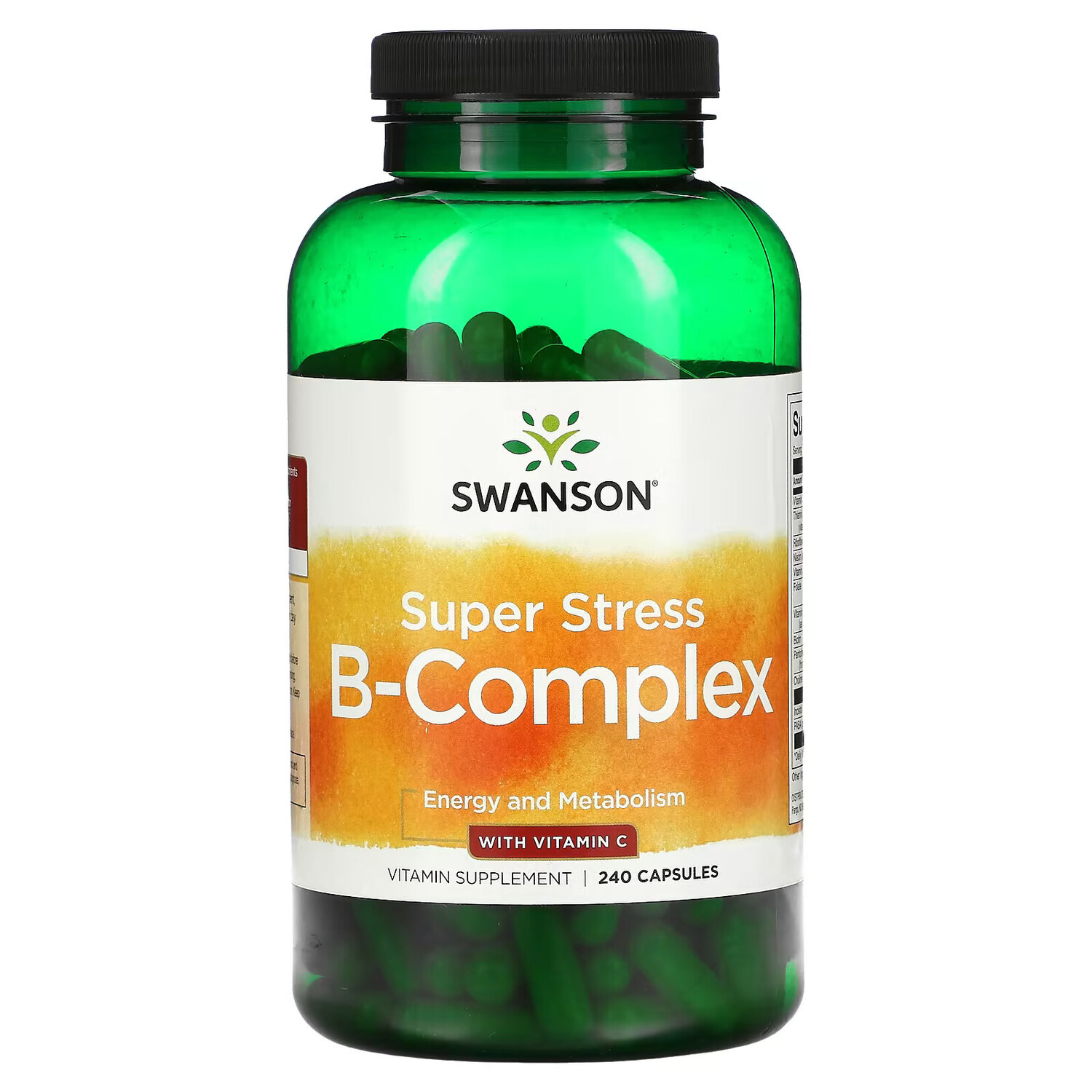 Swanson, Super Stress B-Complex с витамином C, 240 капсул
Swanson, Super Stress B-Complex с витамином C, 240 капсул