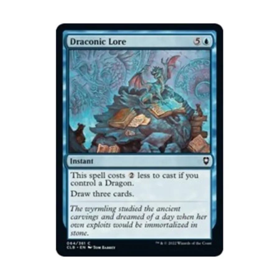 CCG Драконьи знания (C) (фольга), MTG - Commander Legends - Battle for Baldur's Gate
CCG Драконьи знания (C) (фольга), MTG - Commander Legends - Battle for Baldur's Gate