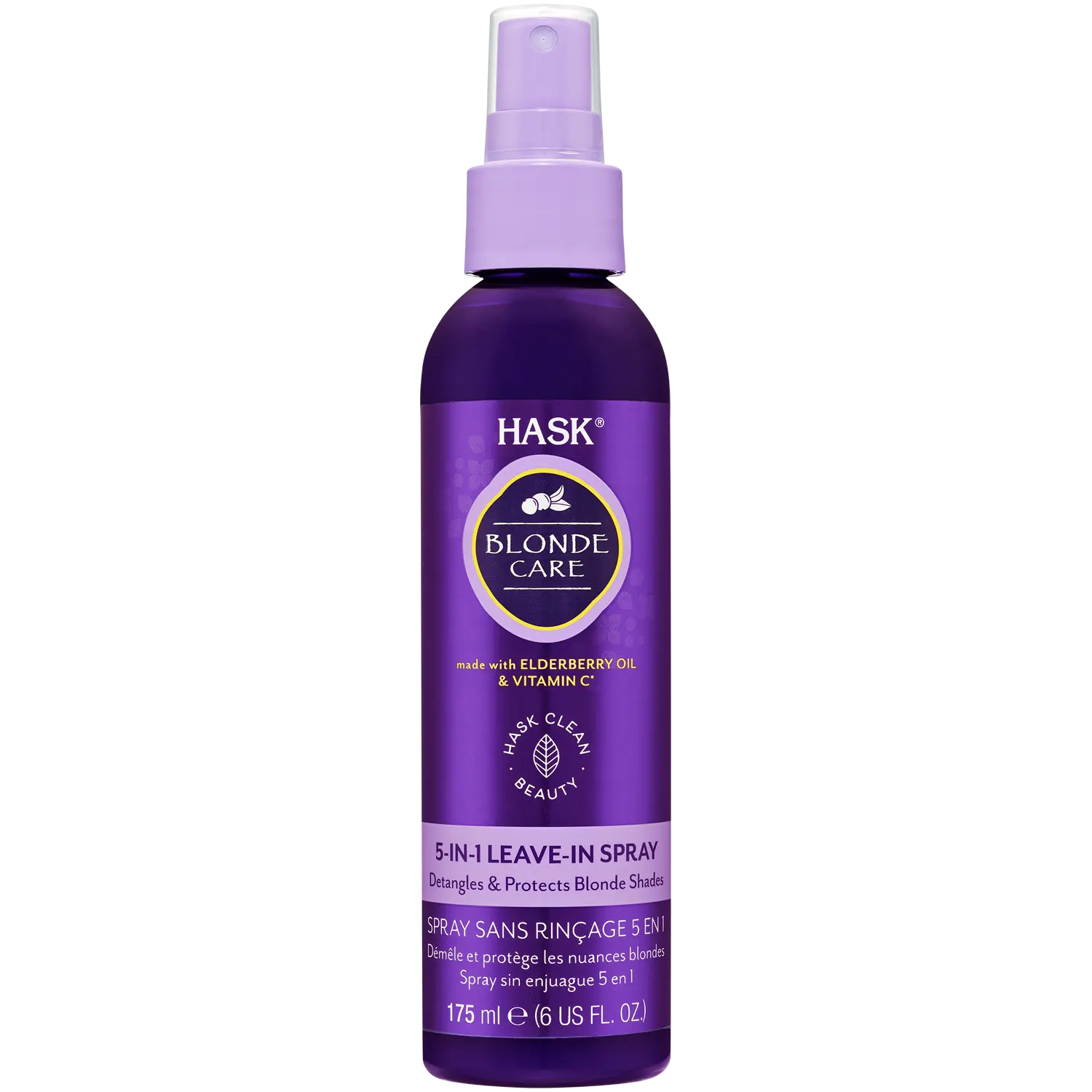 Hask Blonde Care питательный спрей для светлых волос, 175 мл
Hask Blonde Care питательный спрей для светлых волос, 175 мл