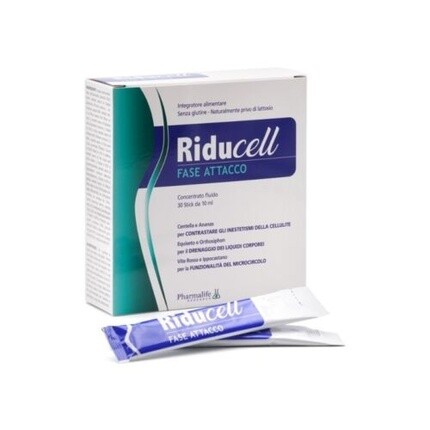PHARMALIFE Riducell Attack Phase Антицеллюлитная добавка, 30 палочек
PHARMALIFE Riducell Attack Phase Антицеллюлитная добавка, 30 палочек