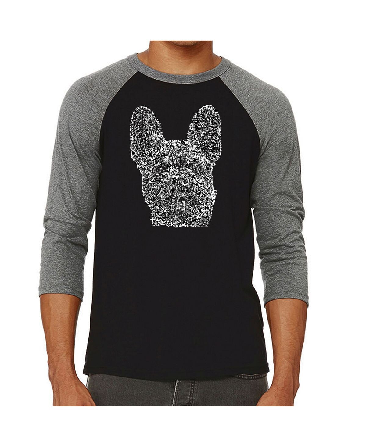 Мужская футболка реглан word art - французский бульдог LA Pop Art, серый
Мужская футболка реглан word art - французский бульдог LA Pop Art, серый