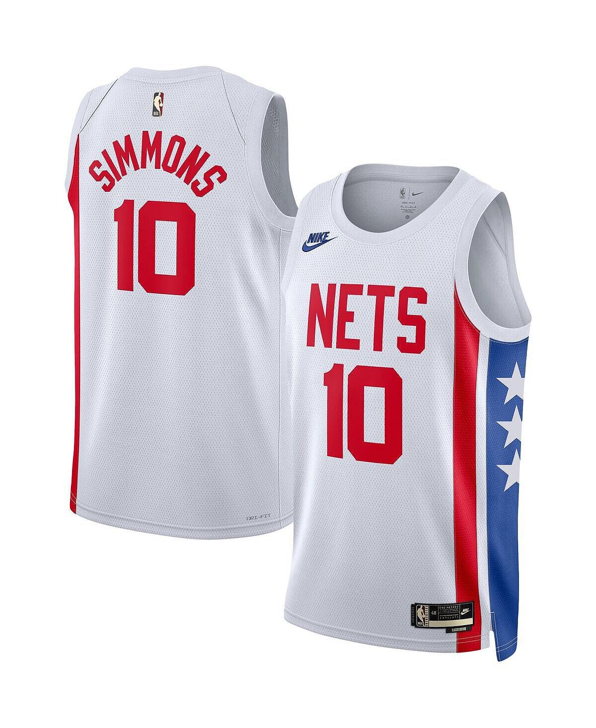 Мужская футболка ben simmons white brooklyn nets 2022/23 swingman — классическая версия Nike, белый
Мужская футболка ben simmons white brooklyn nets 2022/23 swingman — классическая версия Nike, белый