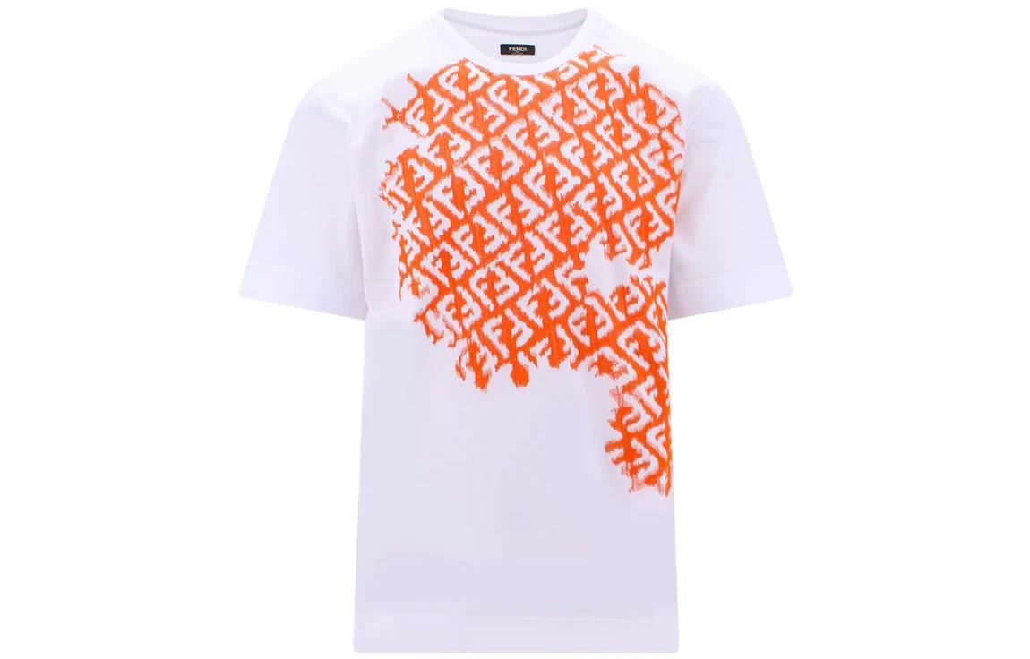 Футболка с вышивкой FENDI, оранжевый
Футболка с вышивкой FENDI, оранжевый