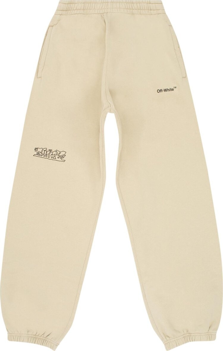 Спортивные брюки Off-White Figure Of Speech Slim Sweatpant 'Dark Sand/Black', загар
Спортивные брюки Off-White Figure Of Speech Slim Sweatpant 'Dark Sand/Black', загар