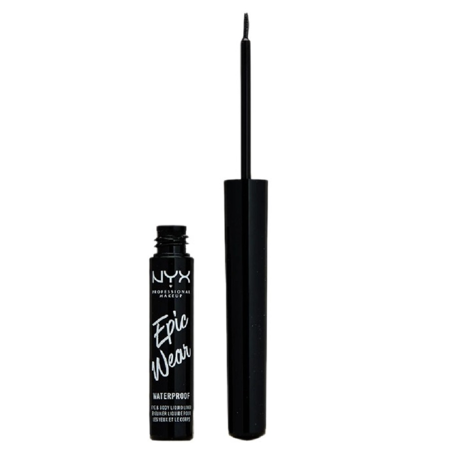 Жидкая подводка-лайнер для глаз Nyx Professional Makeup Epic Wear Metallic, black metal
Жидкая подводка-лайнер для глаз Nyx Professional Makeup Epic Wear Metallic, black metal
