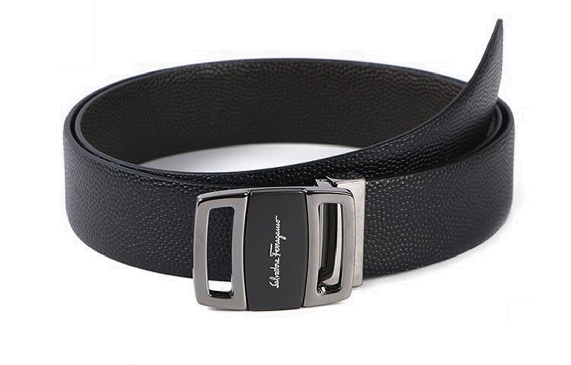 Ferragamo Мужской кожаный ремень из коровьей кожи черный шириной 3.4 см, Black
Ferragamo Мужской кожаный ремень из коровьей кожи черный шириной 3.4 см, Black