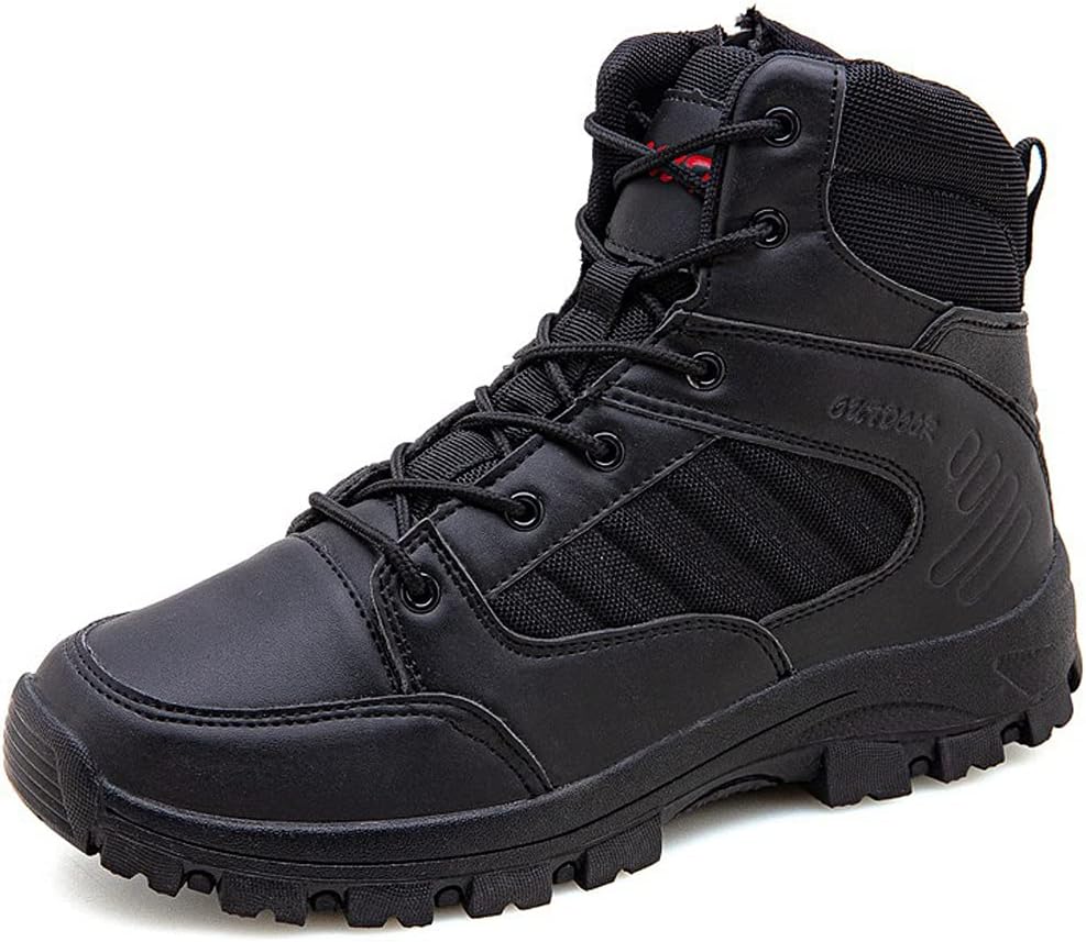Мужские водонепроницаемые походные ботинки hongrenamz с высоким голенищем, черный
Мужские водонепроницаемые походные ботинки hongrenamz с высоким голенищем, черный