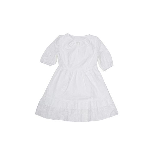 Женское платье с вышивкой и кружевом, летнее повседневное, с v-образным вырезом и завязками, миди Inspire Chic, White
Женское платье с вышивкой и кружевом, летнее повседневное, с v-образным вырезом и завязками, миди Inspire Chic, White