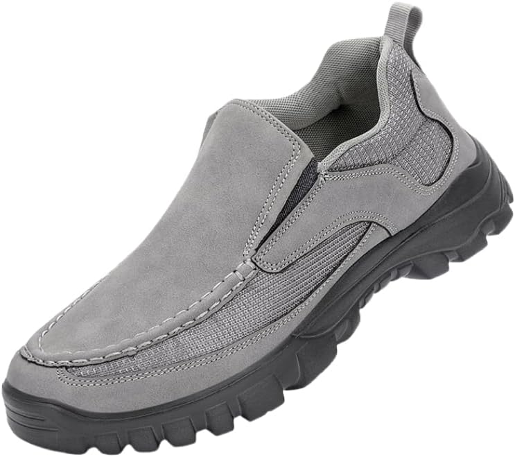 Мужские лоферы большого размера - модная повседневная обувь с дышащей текстильной подкладкой и противоскользящей подошвой из ЭВА, подходит и деловых мероприятий Hoalox, серый
Мужские лоферы большого размера - модная повседневная обувь с дышащей текстильной подкладкой и противоскользящей подошвой из ЭВА, подходит и деловых мероприятий Hoalox, серый