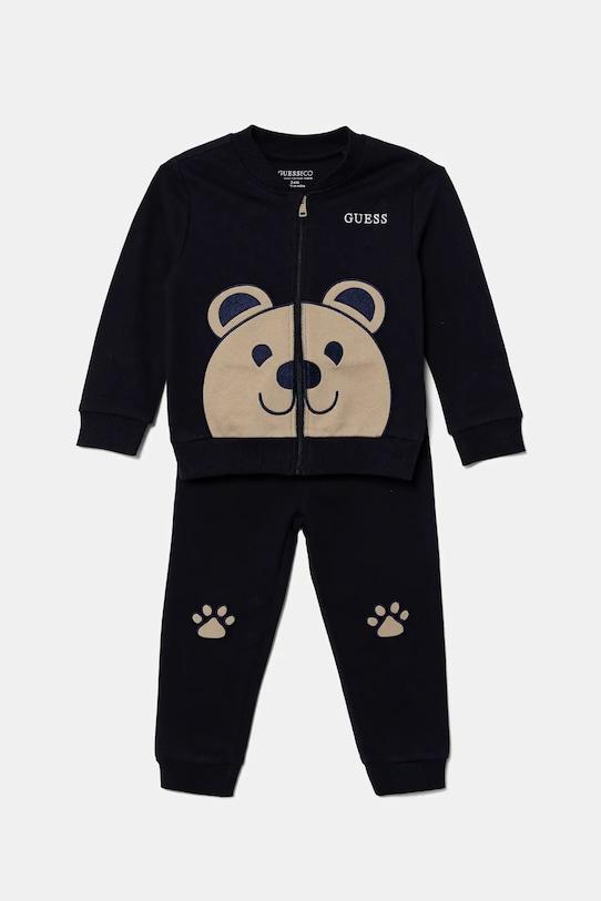 Детский хлопковый спортивный костюм Guess, темно-синий
Детский хлопковый спортивный костюм Guess, темно-синий