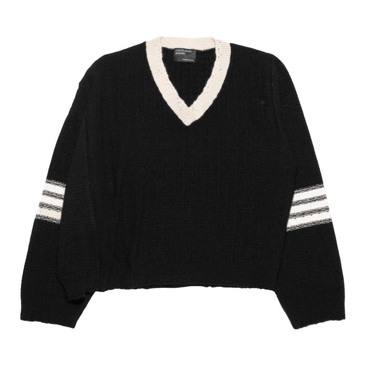 Свитер Enfants Riches Déprimés Asymmetrical Varsity V-Neck Sweater, Black/Ivory
Свитер Enfants Riches Déprimés Asymmetrical Varsity V-Neck Sweater, Black/Ivory