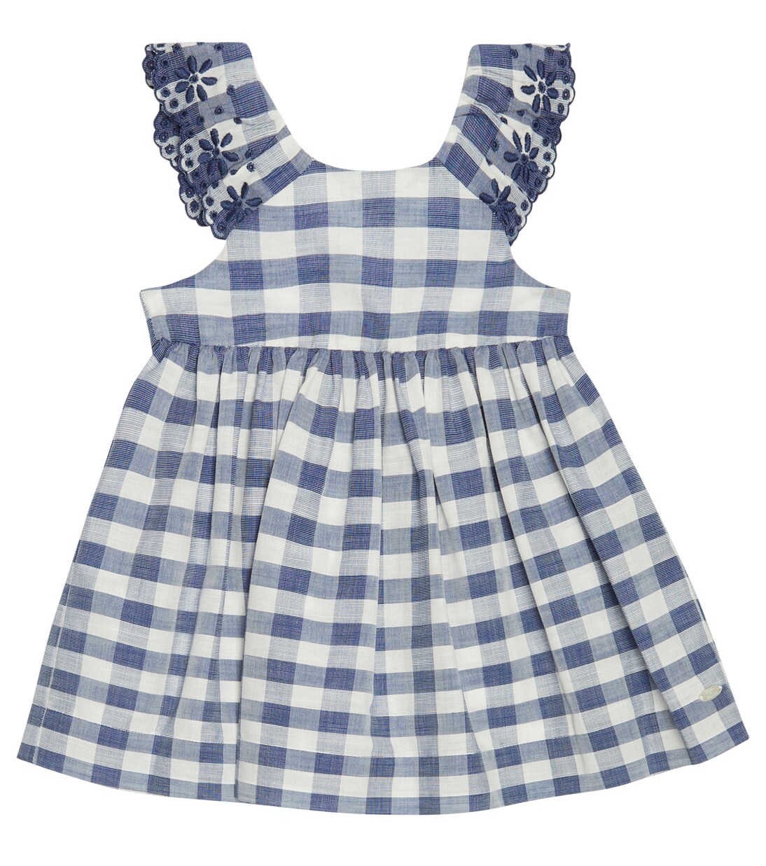 Платье из хлопковой смеси в мелкую клетку Tartine et Chocolat, Blanc
Платье из хлопковой смеси в мелкую клетку Tartine et Chocolat, Blanc