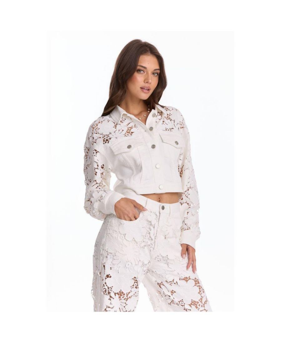 Женская джинсовая куртка Celeste - белая The Noli Shop, White
Женская джинсовая куртка Celeste - белая The Noli Shop, White