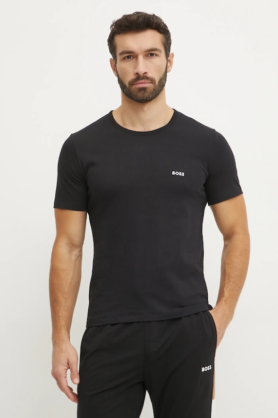 Хлопковая футболка 3 шт Boss, черный
Хлопковая футболка 3 шт Boss, черный