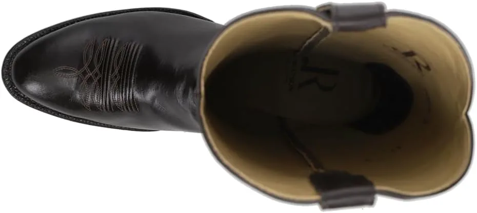 Мужские повседневные ботинки Sinatra из коровьей кожи, средней высоты, с вышивкой, закругленным носком, до середины икры - черные R. Watson Boots, черный
Мужские повседневные ботинки Sinatra из коровьей кожи, средней высоты, с вышивкой, закругленным носком, до середины икры - черные R. Watson Boots, черный