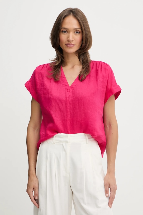 Льняная блузка United Colors Of Benetton, розовый
Льняная блузка United Colors Of Benetton, розовый