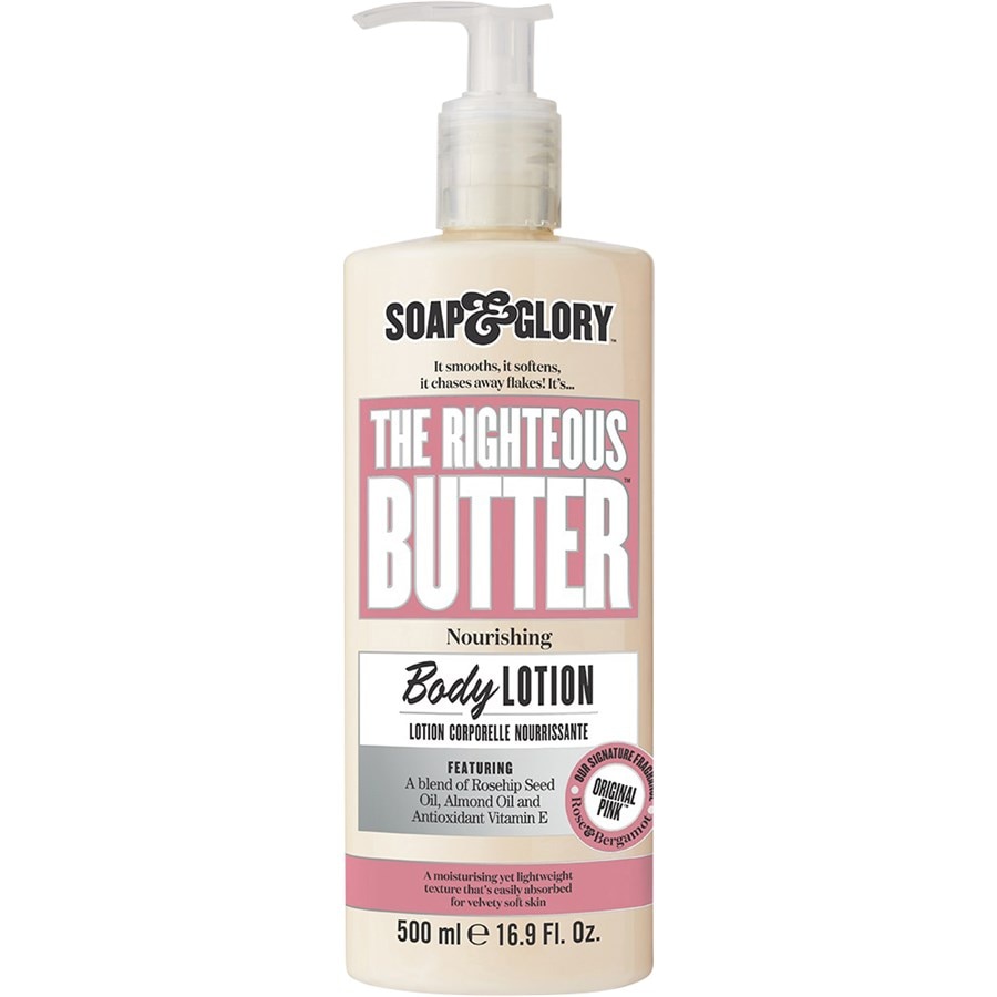 Лосьон для тела Soap & Glory The Righteous Butter Body Lotion, 500 ml
Лосьон для тела Soap & Glory The Righteous Butter Body Lotion, 500 ml