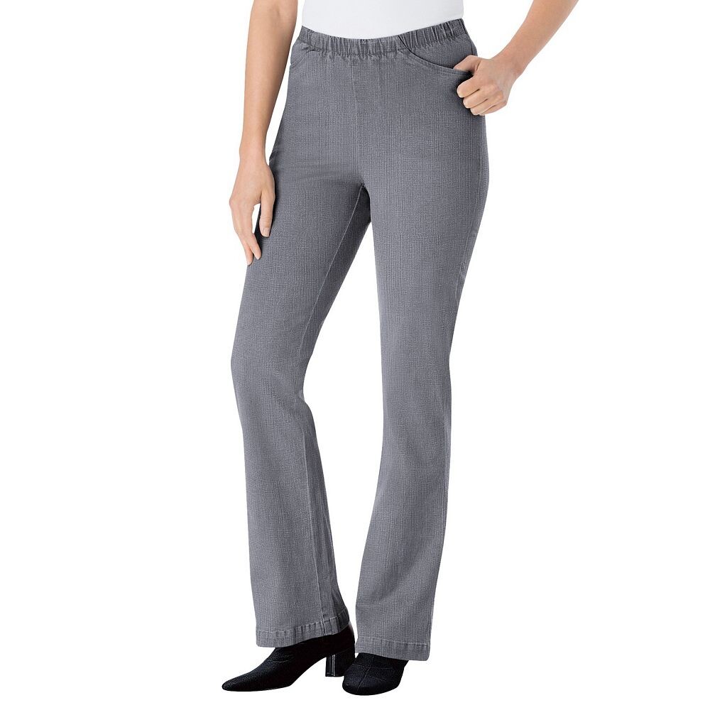 Женщина в женских джинсах Bootcut Fineline больших размеров Woman Within, цвет Grey Denim
Женщина в женских джинсах Bootcut Fineline больших размеров Woman Within, цвет Grey Denim