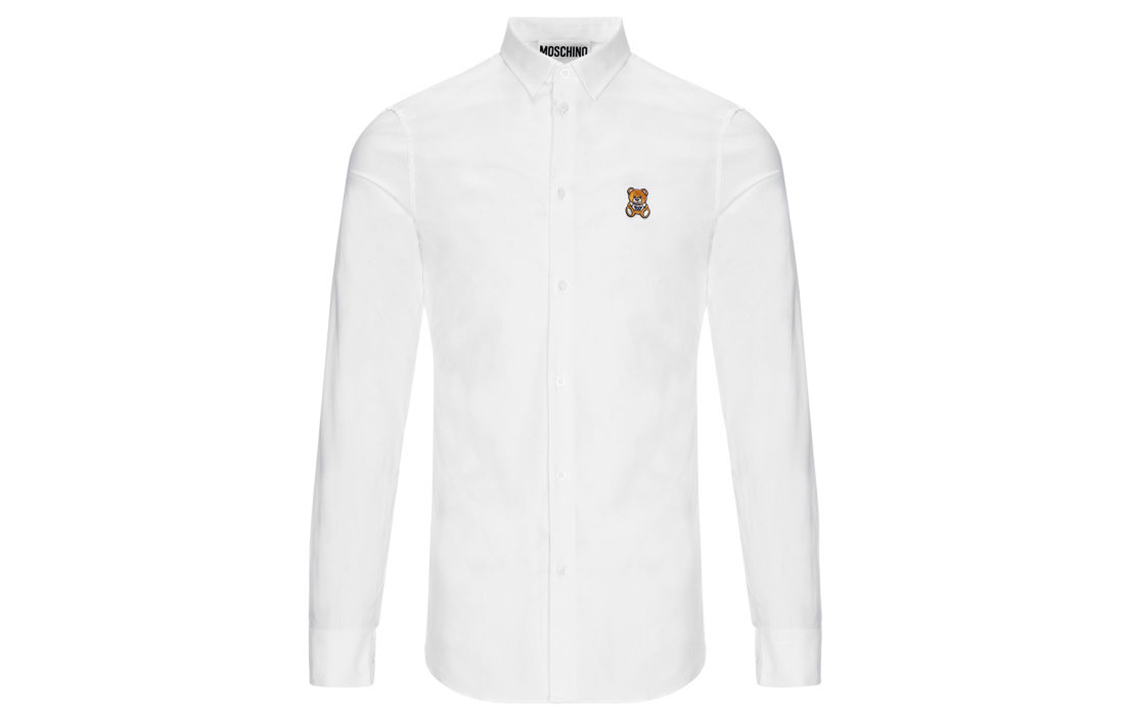 Рубашка с пуговицами teddy patch MOSCHINO, белый
Рубашка с пуговицами teddy patch MOSCHINO, белый